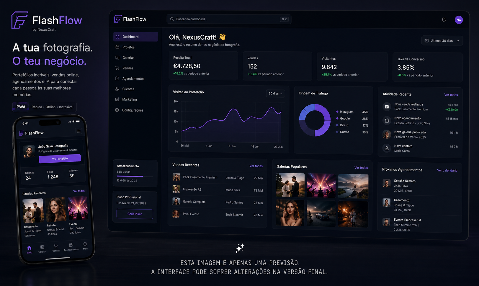 Interface do projeto