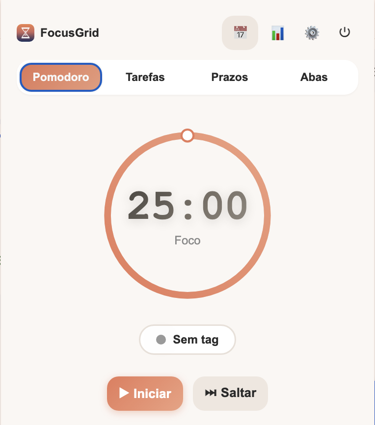 Interface do projeto