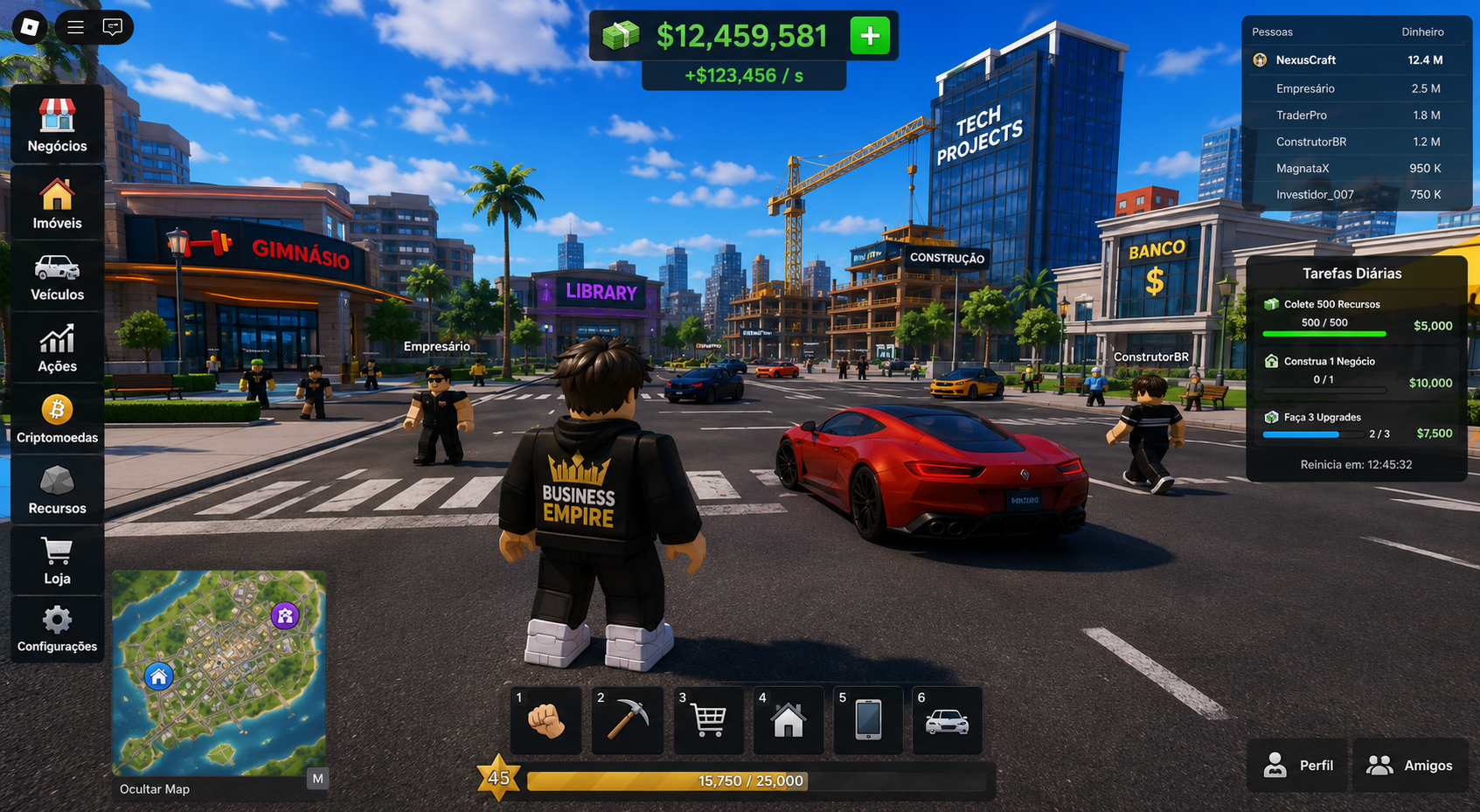 Interface do projeto
